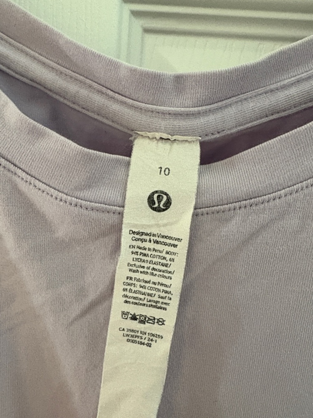 Lululemon Love Crewneck T-Shirt-10 - Picture 2 of 4